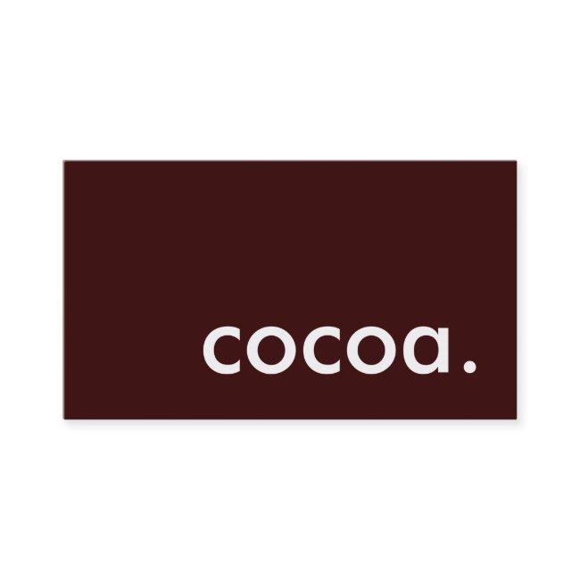 cocoa.