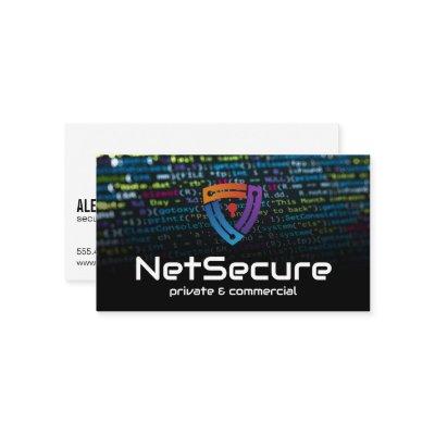 Code Background | Online Secure Key Hole Logo