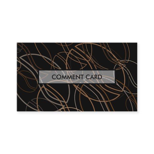 coffee bean blur comment card