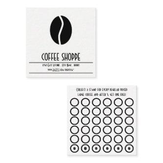 coffee bean stamp card