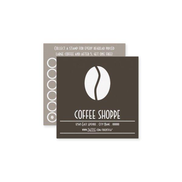 coffee bean stamp card