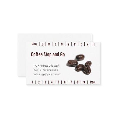 Coffee Beans Loyalty Card