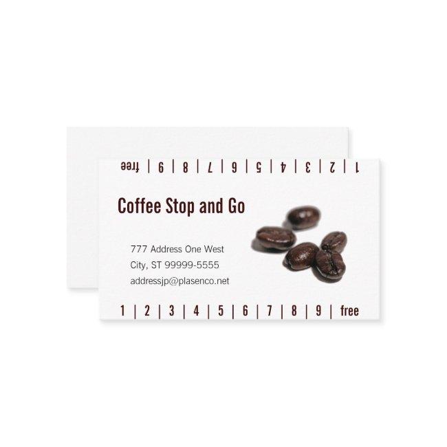 Coffee Beans Loyalty Card