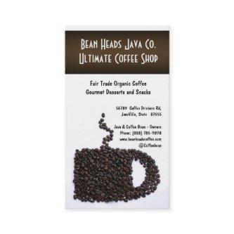 Coffee Beans Mug Shape Coffee Shoppe