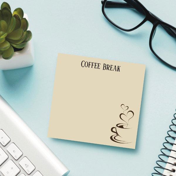 Coffee Break Post-It Notes