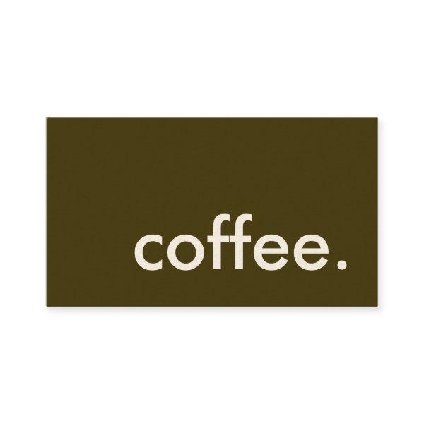 coffee.