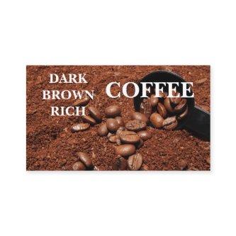 Coffee Grounds Roasted Beans
