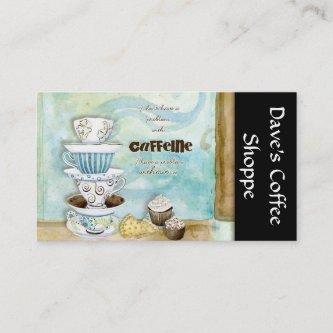 Coffee Shop Cappuccino, Espresso n Latte cards
