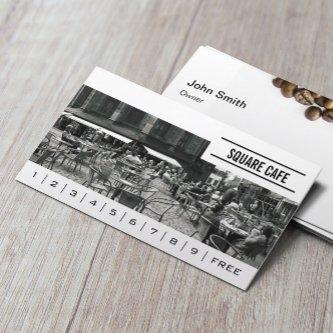 Coffee Shop Custom Photo Banner Loyalty