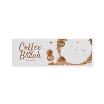 Coffee Stain And Beans Mini