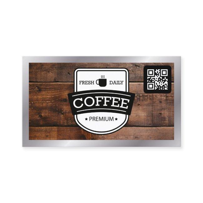 Coffee Stain | Coffee Shop Barista Wood Background
