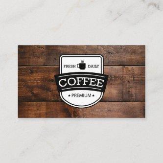 Coffee Stain | Coffee Shop Barista Wood Trim