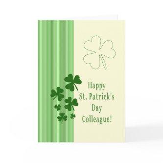 Colleague Happy St. Patrick's Day Card
