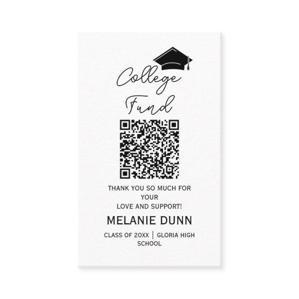College fund graduation enclosure card