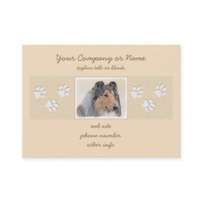 Collie (Rough) Painting - Cute Original Dog Art