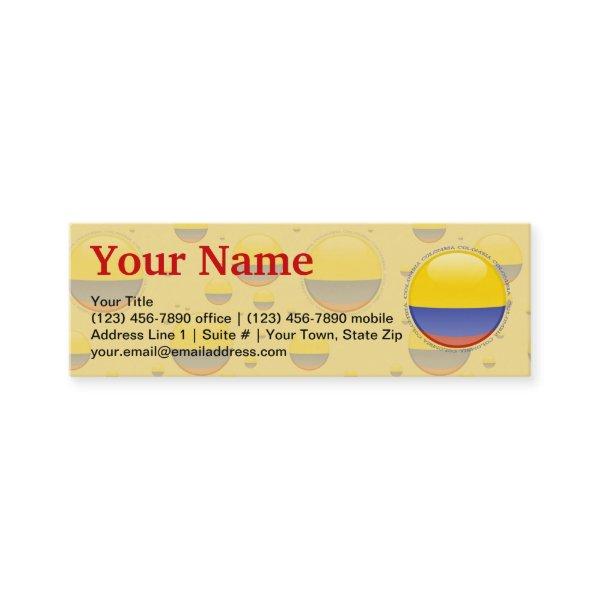 Colombia Bubble Flag Mini