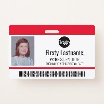 Color Bar ID Employee Photo, Code, Logo, Name Badge