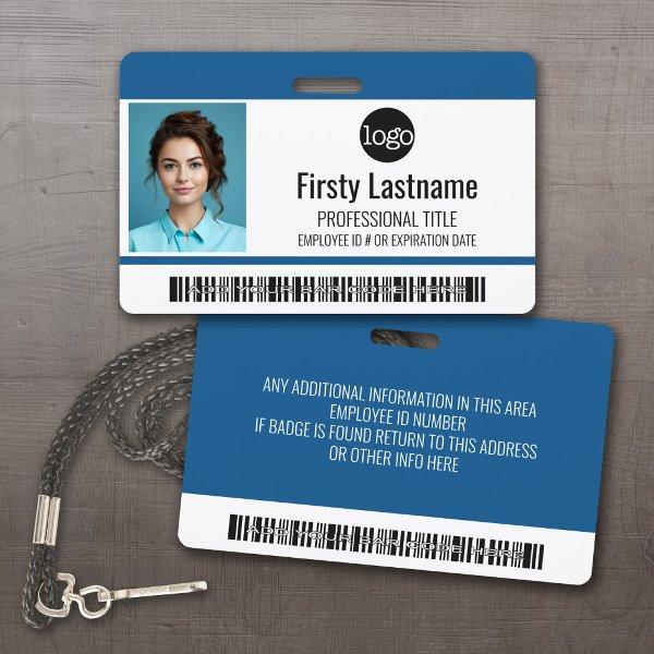 Color Bar ID Employee Photo, Code, Logo, Name Badge