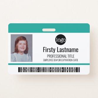 Color Bar ID Employee Photo, Code, Logo, Name Badge