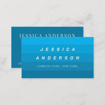 Color Block Design with Custom Name Professional