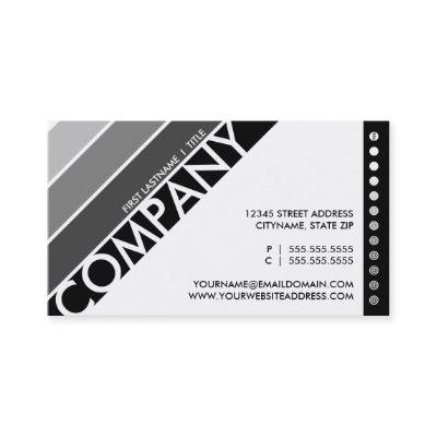 color customizable punchcard