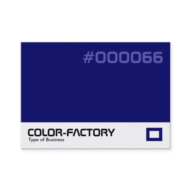 Color Factory - Dark Blue (000066)