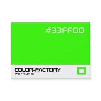 Color Factory - Green (33FF00)