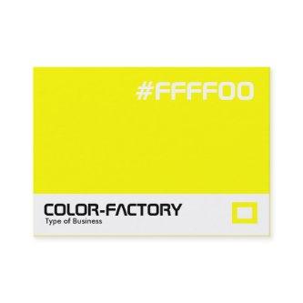 Color Factory - Yellow (FFFF00)