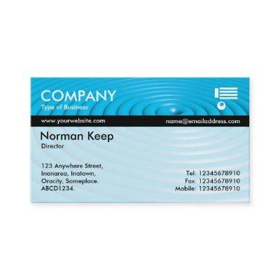 Color Tex Banded - Concentric Rings - Blue