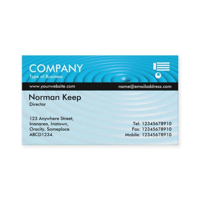 Color Tex Banded - Concentric Rings - Blue