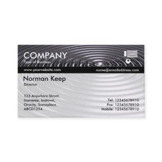 Color Tex Banded - Concentric Rings - Chrome