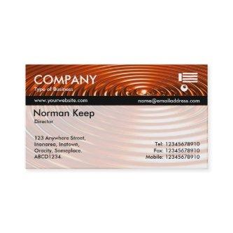 Color Tex Banded - Concentric Rings - OrangeChrome