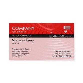 Color Tex Banded - Concentric Rings - Red