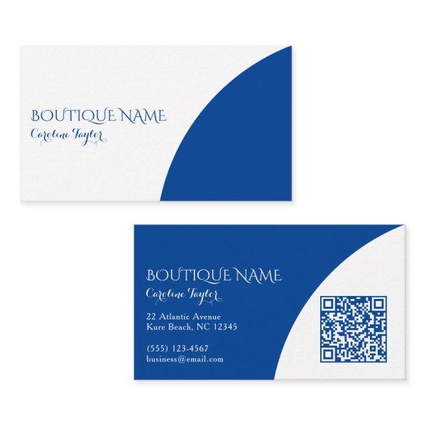 Colorblock Boutique Blue QR Code