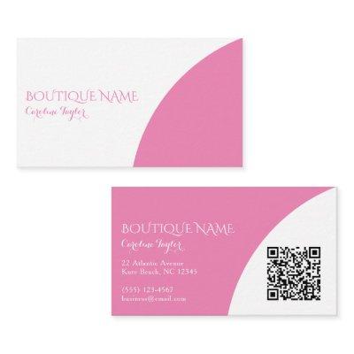 Colorblock Boutique Pink QR Code