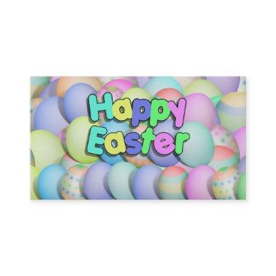 Colored Easter Eggs - Happy Easter