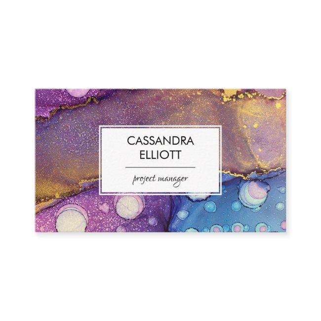Colorful Abstract Alcohol Ink Liquid Art Business
