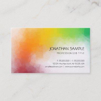 Colorful Abstract Art Elegant Modern Template