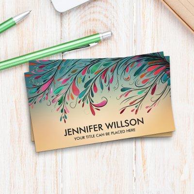 Colorful Abstract Branch Art