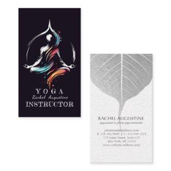 Colorful Abstract Brush Logo Meditation Instructor