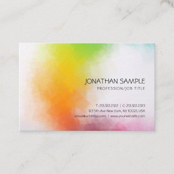 Colorful Abstract Elegant Colors Modern Template