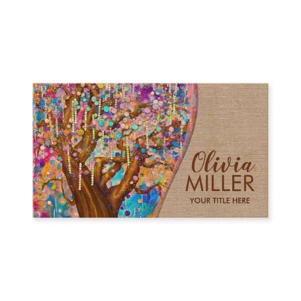 Colorful Abstract Happiness Tree