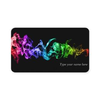 Colorful Abstract Smoke - A Rainbow in the Dark