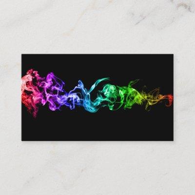Colorful Abstract Smoke - A Rainbow in the Dark