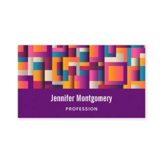 Colorful Abstract Squares and Shapes