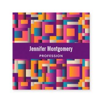 Colorful Abstract Squares and Shapes Square Square
