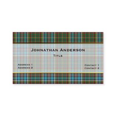 Colorful Anderson Plaid Custom