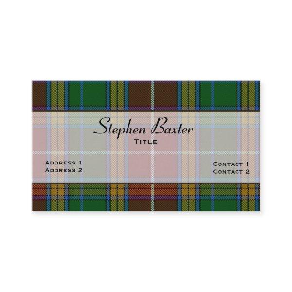 Colorful Baxter Tartan Plaid Custom