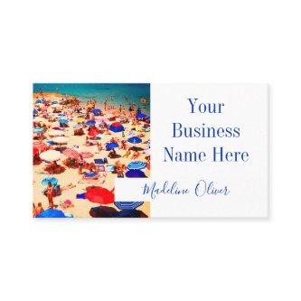 Colorful Beach Scene Modern Stylish Professional