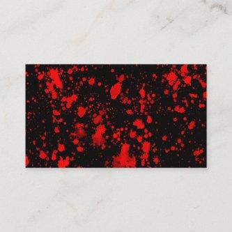 Colorful Black Red Paint Splatter Artistic Splash